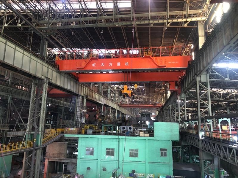 Qingdao Special Steel – YZ125t Casting Crane