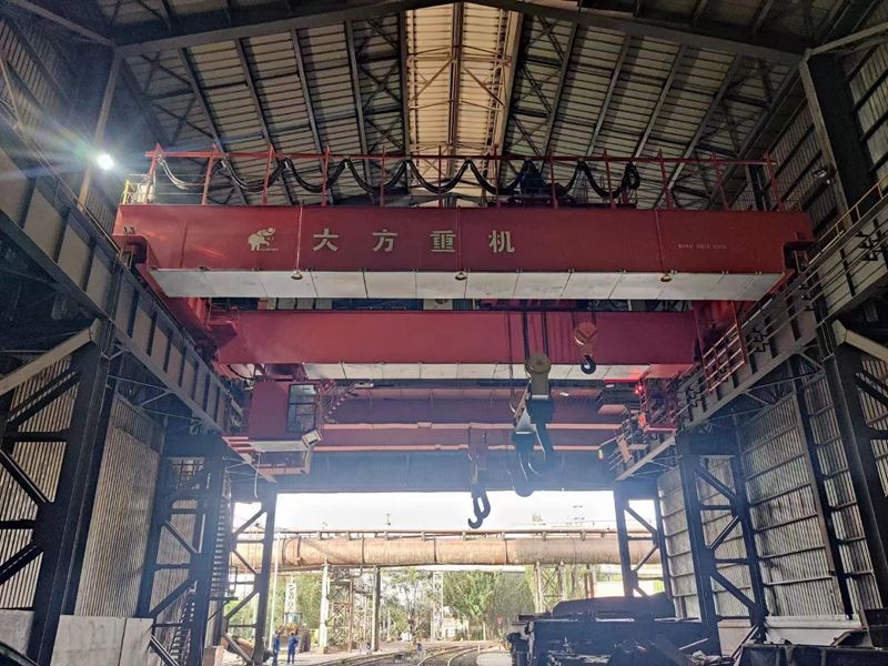 Inner Mongolia Baotou Steel – YZ160t Casting Crane