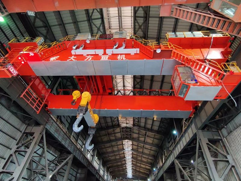 Lianyuan Iron and Steel – YZ180t Casting Crane