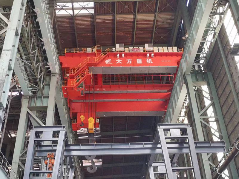 Baosteel Group –YZ160t Metallurgical Casting Crane