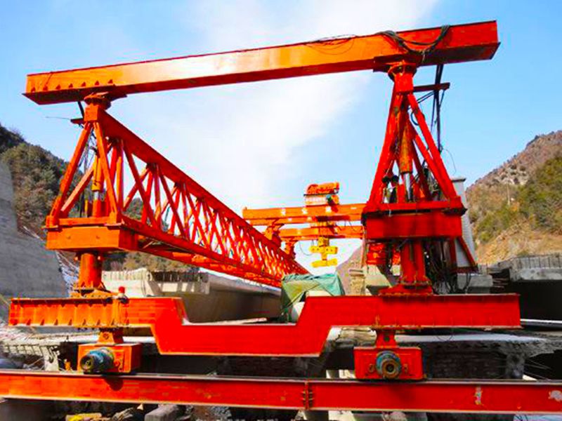 Exported to Algeria – JQJ125t+125t bridge erecting machine