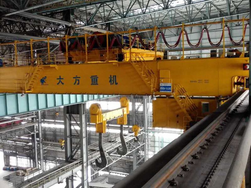 Shandong Minyuan Steel — YZ125t Casting Crane