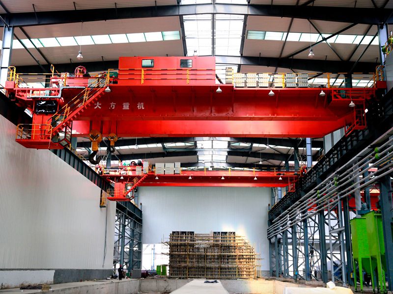 Qingdao Cast Iron Special Steel — QDY125t Metallurgical Double Beam Crane