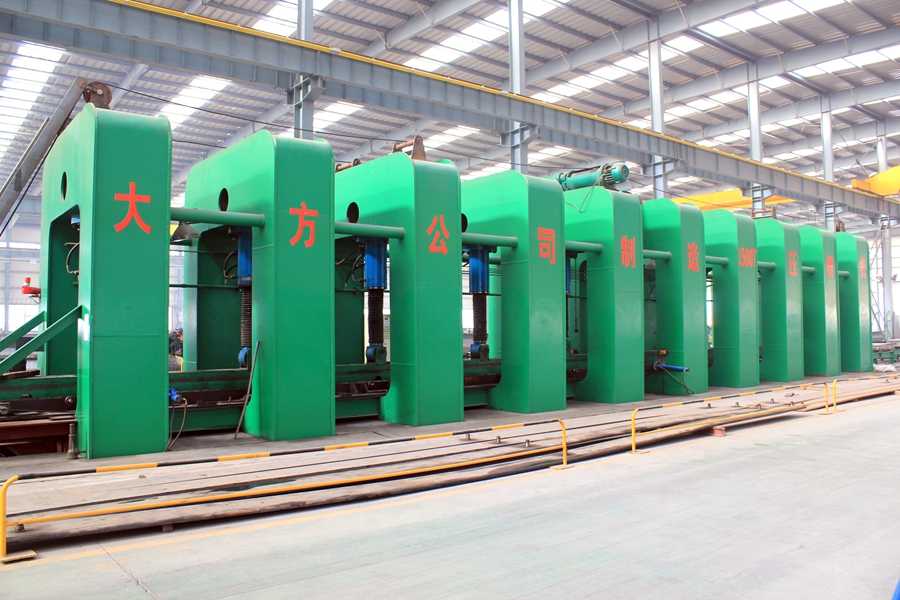 1500 ton trough machine