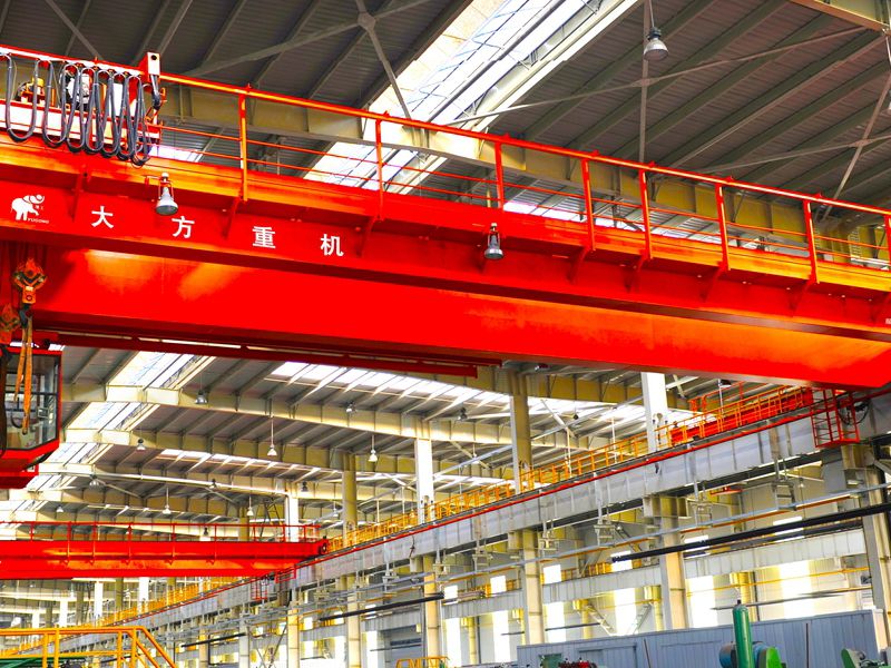 Shigang Group — QDY75t metallurgical double beam crane
